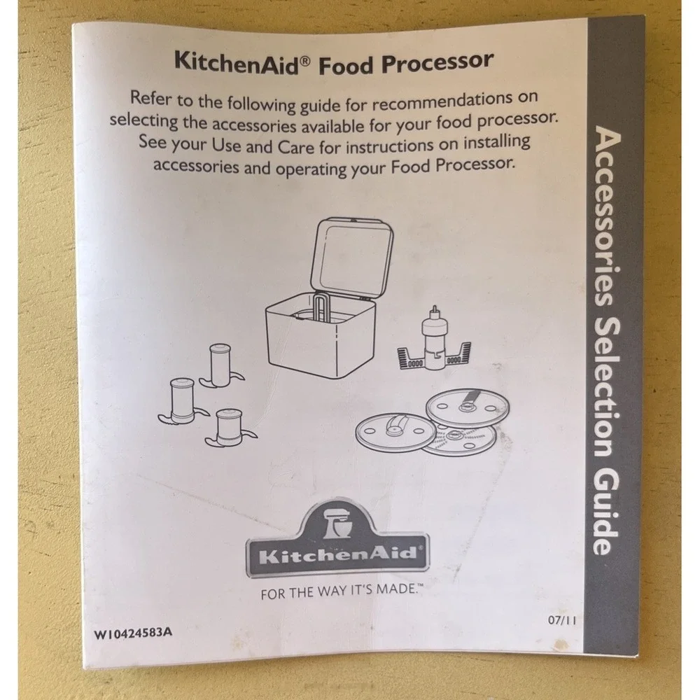 KitchenAid Food Processor KFP1356 STORAGE CASE with Blades Part Accessories